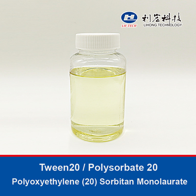 Tween 20  Polysorbate 20  Polyoxyethylene (20) Sorbitan Monolaurate 9005-64-5 Industrial and Food Grade