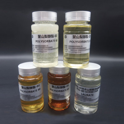 Tween 60 Polysorbate 60 Polyoxyethylene 20 Sorbitan Monolaurate Liquid Cas 9005-67-8  China Factory Food Additives