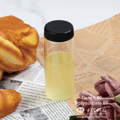 Tween 60 Polysorbate 60 Polyoxyethylene 20 Sorbitan Monolaurate Liquid Cas 9005-67-8  China Factory Food Additives