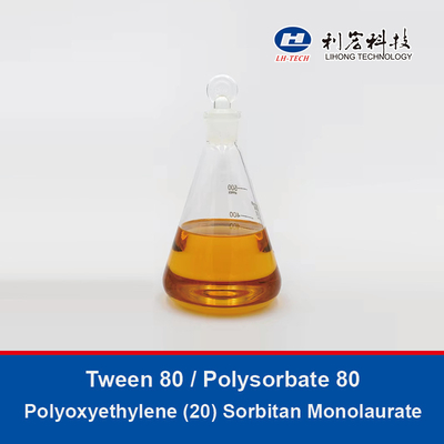 Tween 80 Polysorbate 80 Polyoxyethylene (20) Sorbitan Monolaurate  Industrial and Food Grade