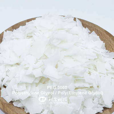 Polyethylene Glycol PEG 2000 3000 Surfactant Raw Materials White Flake Cas 25322-68-3