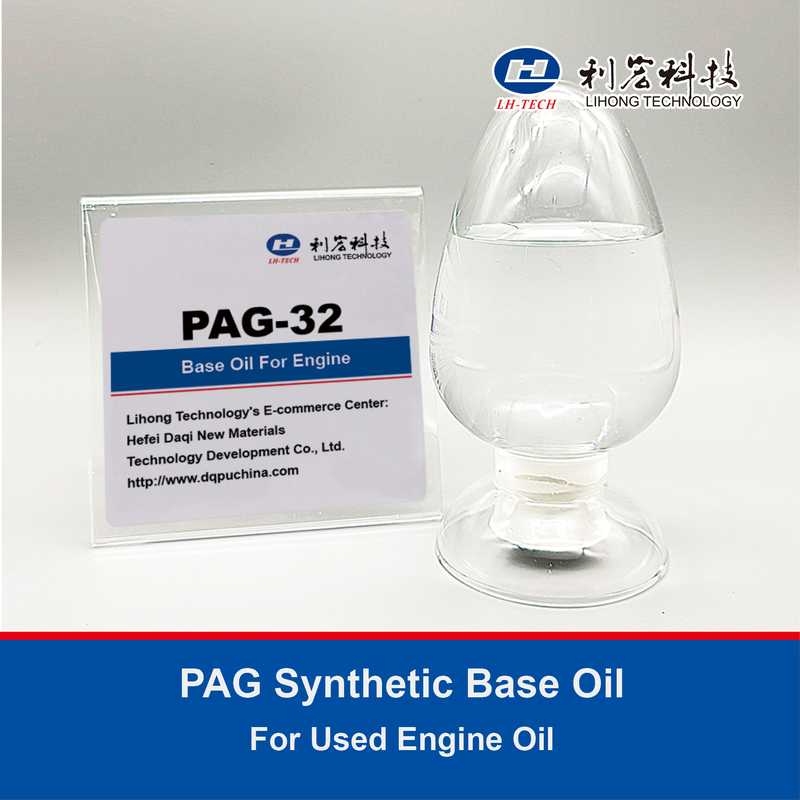 PAG Fully Synthetic Industrial Lubricant Base Oil Additive Package for Used Engine Oil
